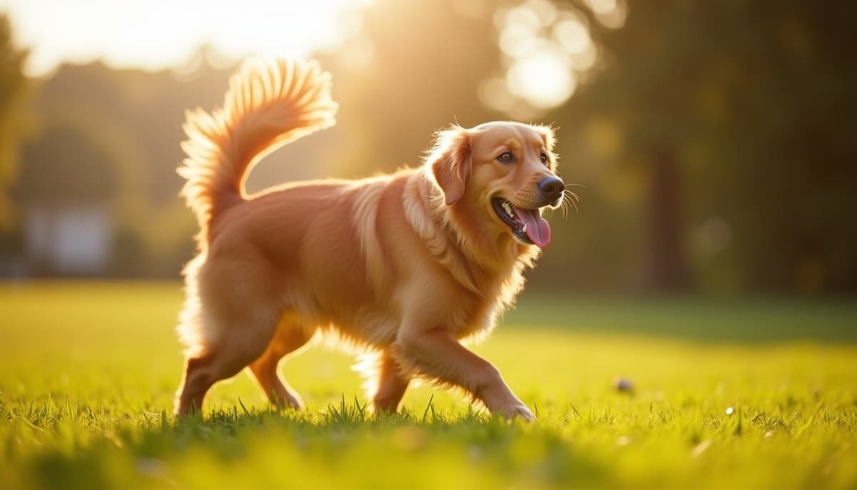 A dog on a walk — Dog Physical Therapy in Roseville, CA