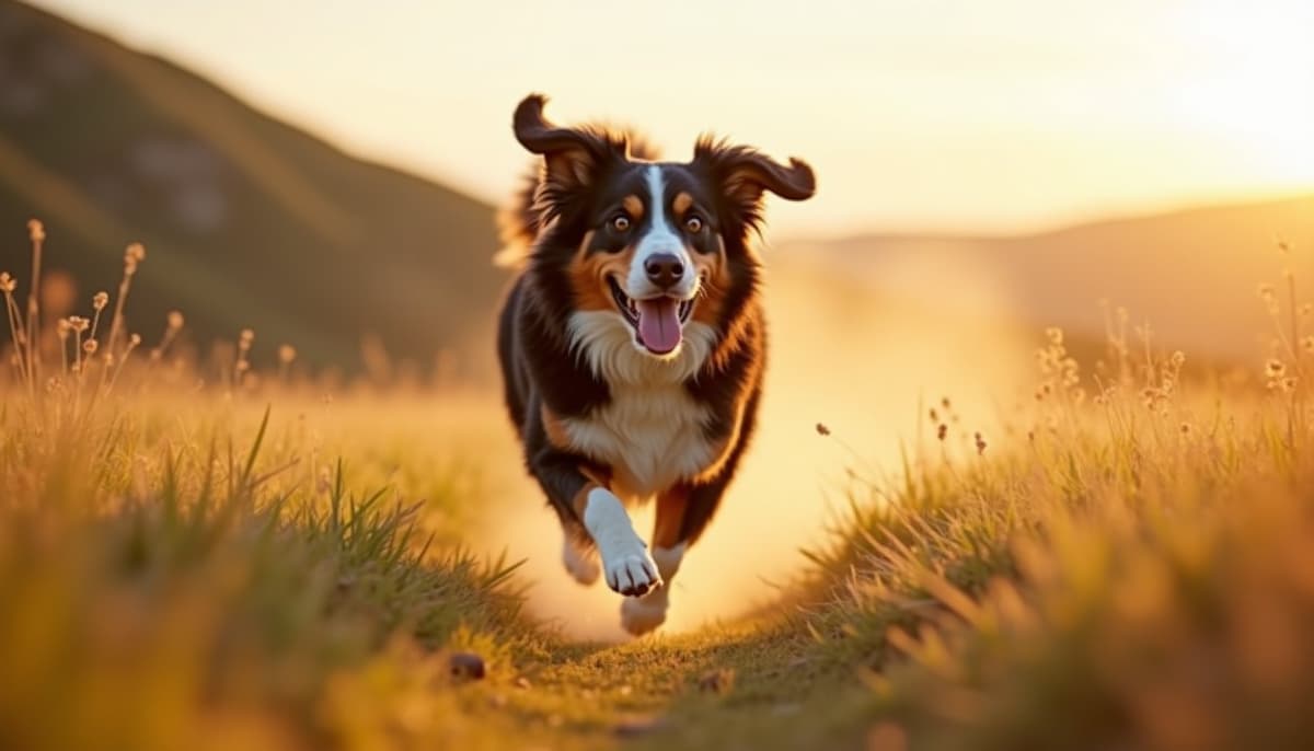 A dog on a walk — Dog Physical Therapy in San Diego, CA