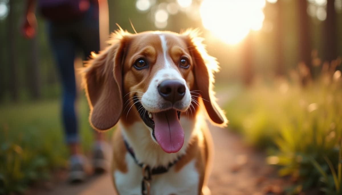 A dog on a walk — Dog Physical Therapy in Scottsdale, AZ