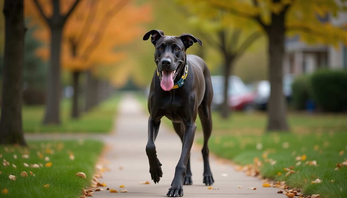 A dog on a walk — Dog Physical Therapy in Sioux Falls SD