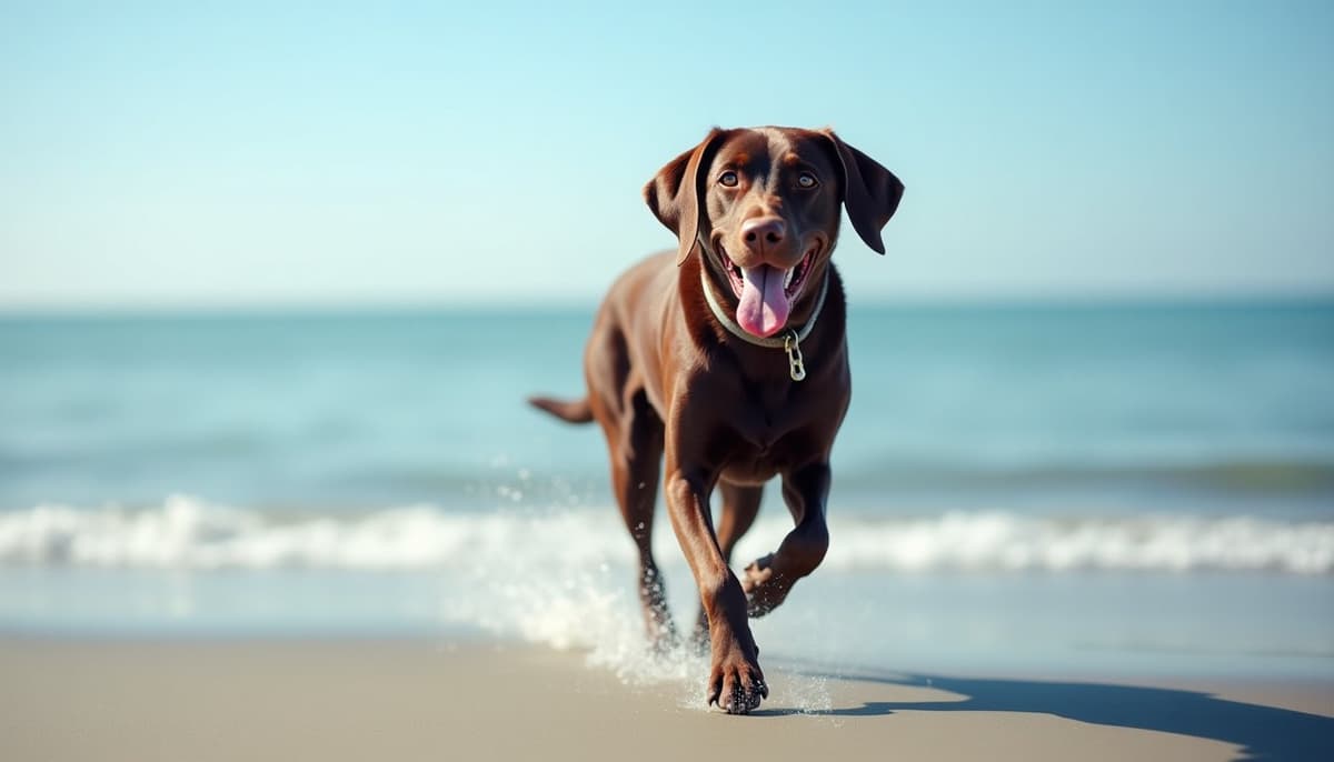 A dog on a walk — Dog Physical Therapy in South Bend, IN