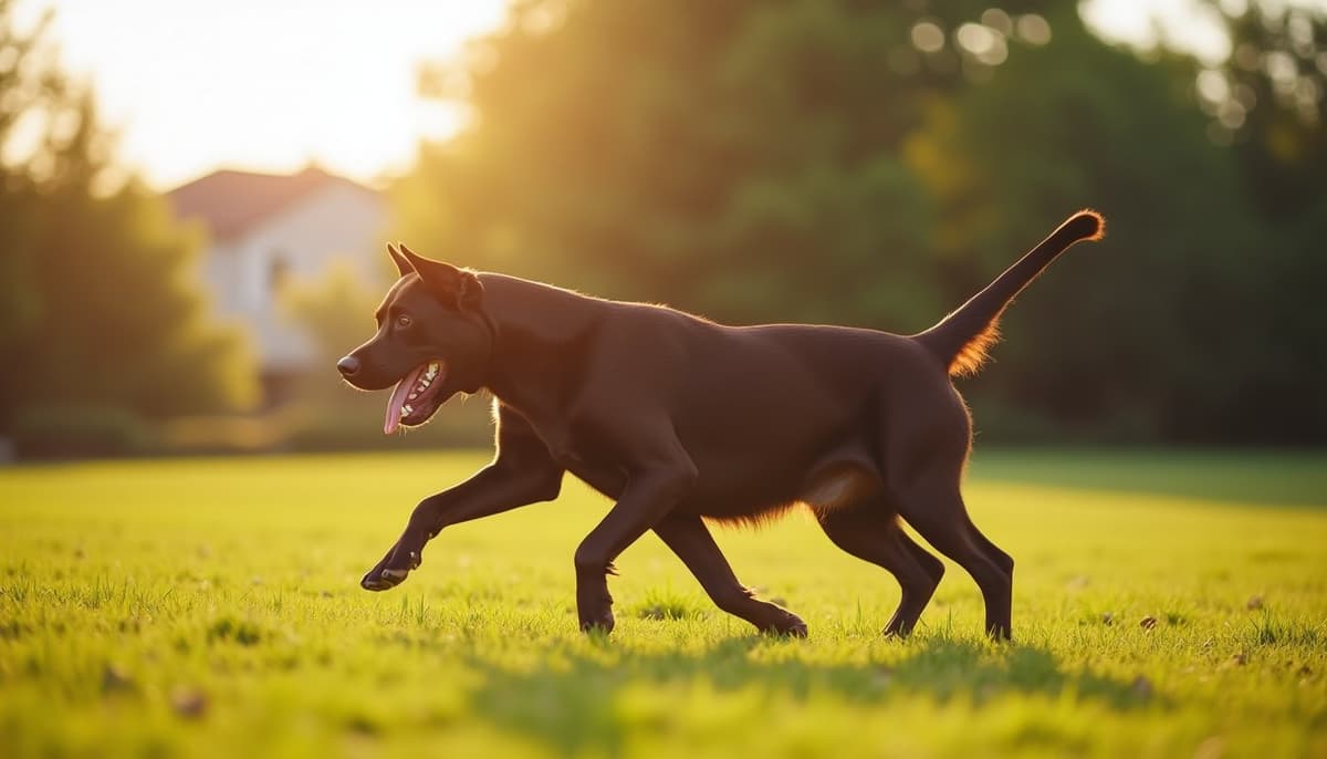 A dog on a walk — Dog Physical Therapy in Sterling Heights, MI