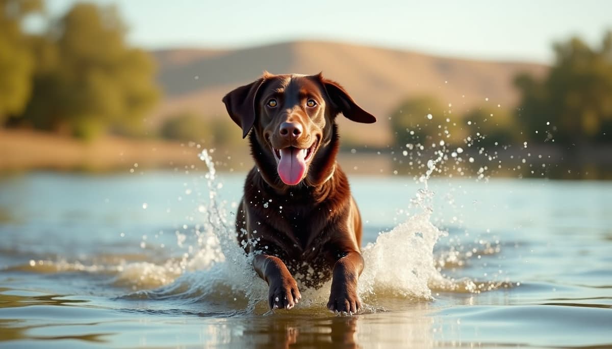 A dog on a walk — Dog Physical Therapy in Temecula, CA