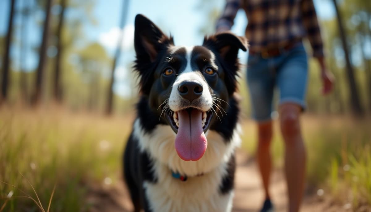 A dog on a walk — Dog Stem Cell Therapy Cost in Abilene TX