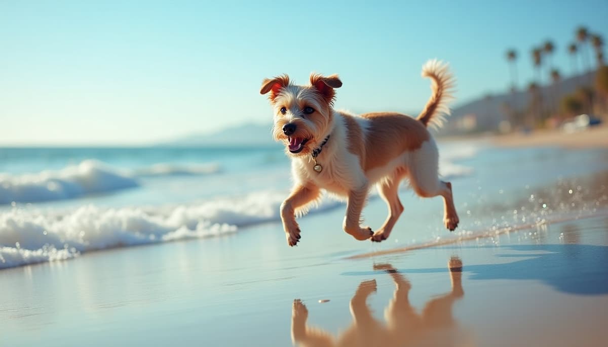 A dog on a walk — Dog Stem Cell Therapy Cost in Anaheim, CA (2026 Guide)