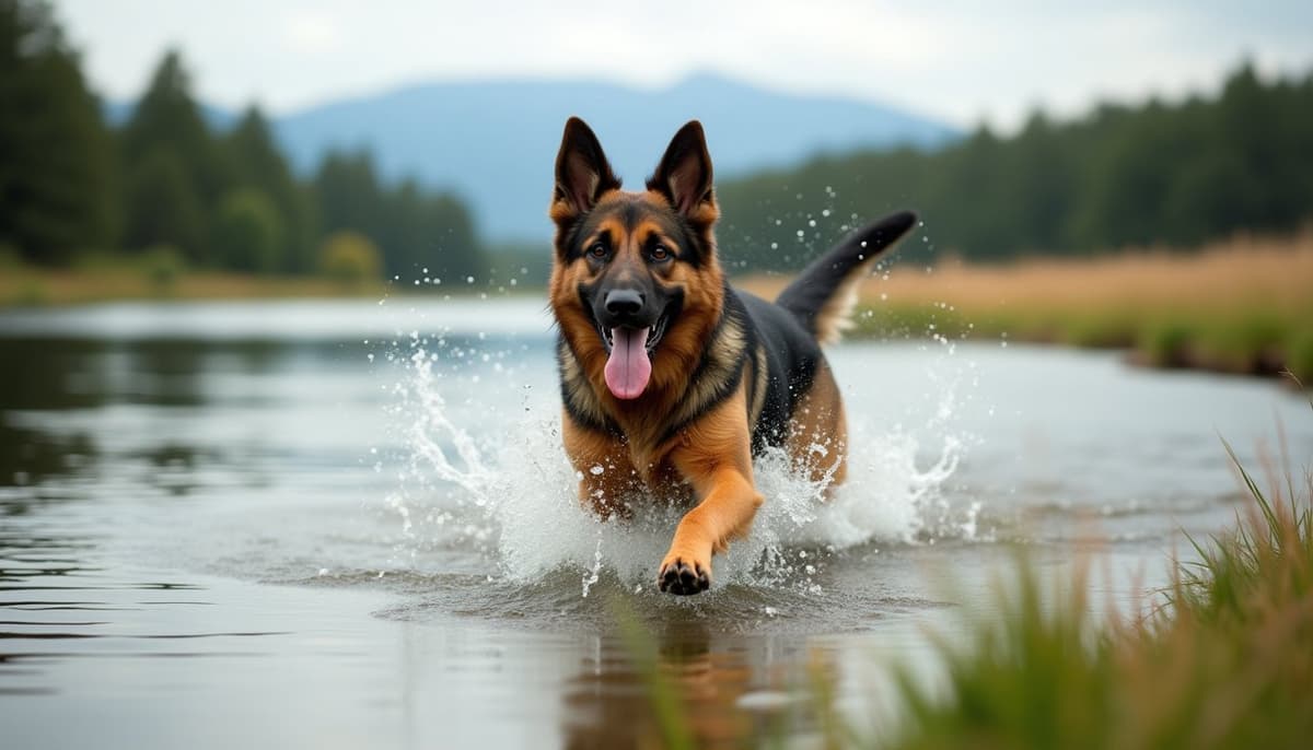 A dog on a walk — Dog Stem Cell Therapy Cost in Arvada, CO