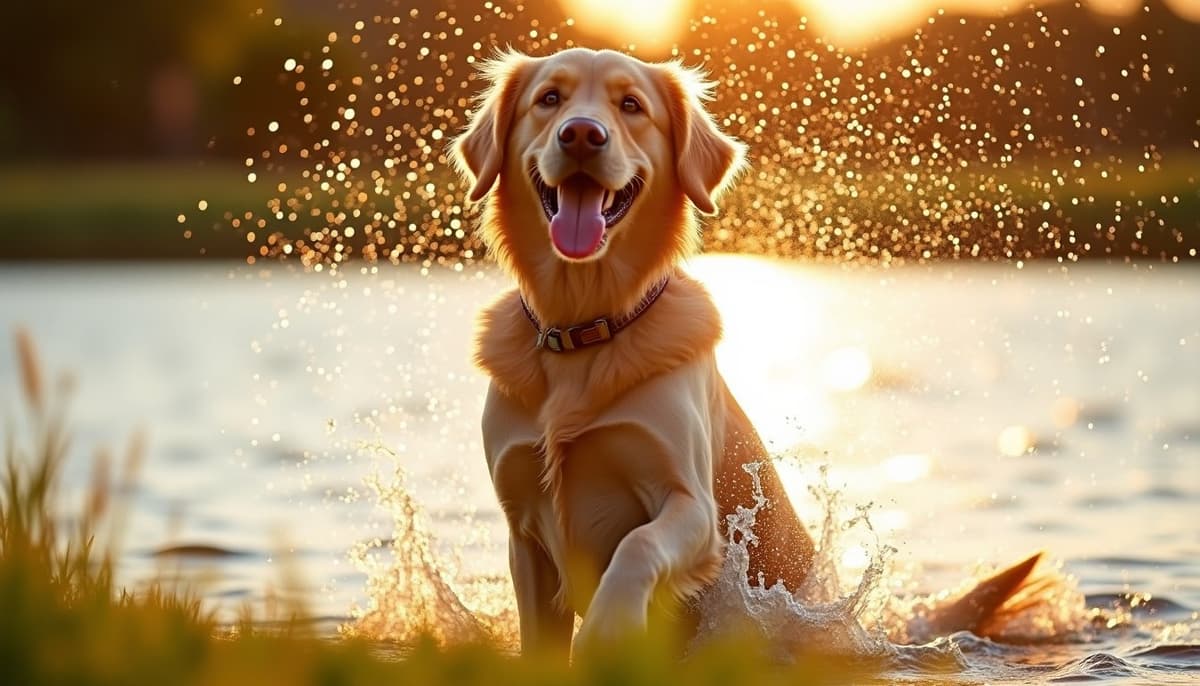 A dog on a walk — Dog Stem Cell Therapy Cost in Broken Arrow, OK (2026)