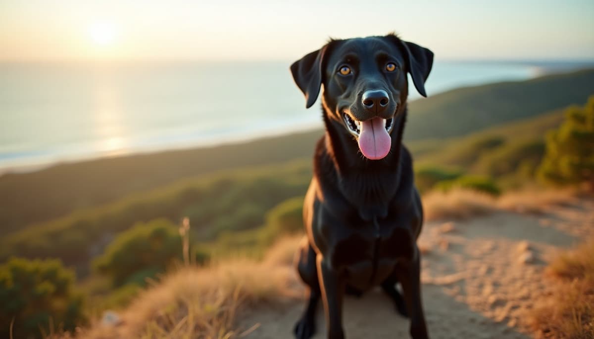 A dog on a walk — Dog Stem Cell Therapy Cost in Clearwater FL
