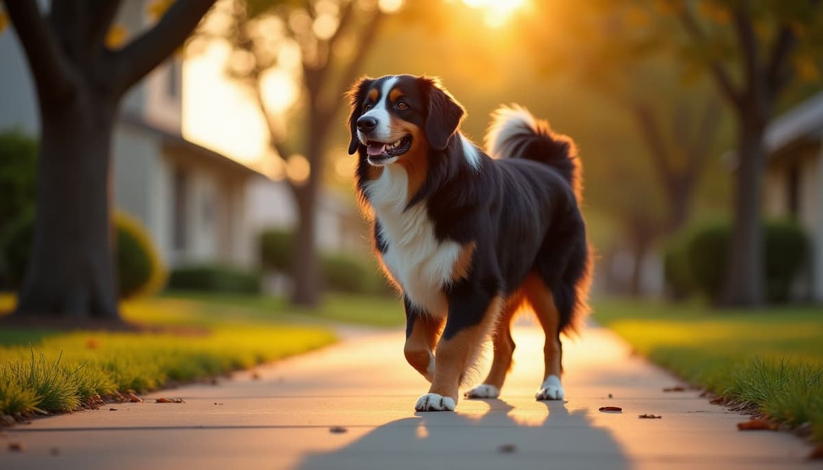 A dog on a walk — Dog Stem Cell Therapy Cost in Corpus Christi, TX 2026