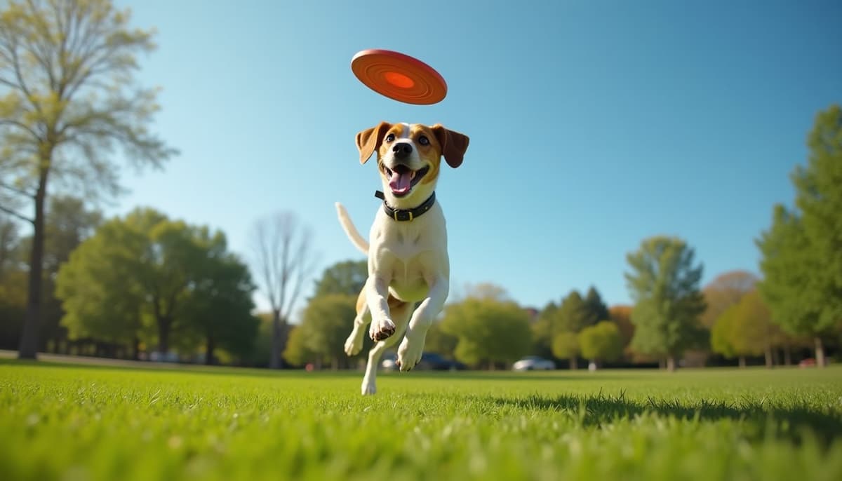 A dog on a walk — Dog Stem Cell Therapy Cost Dallas TX
