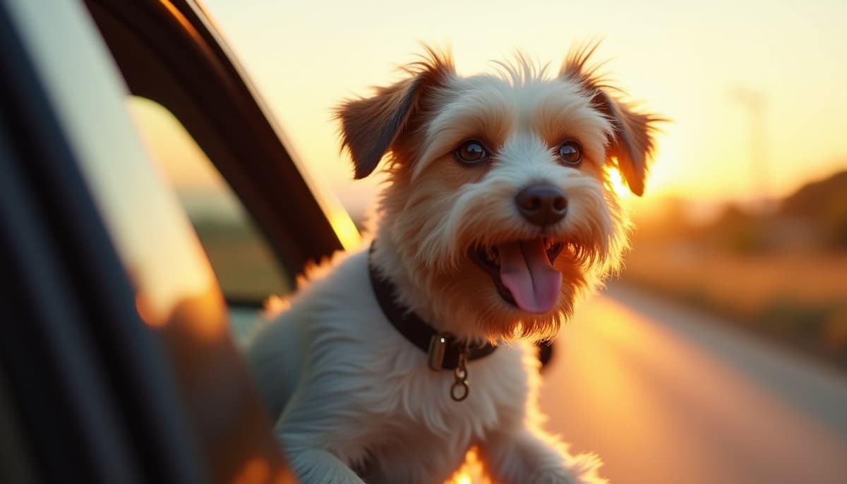 A dog on a walk — Dog Stem Cell Therapy Cost in Daly City, CA (2026)