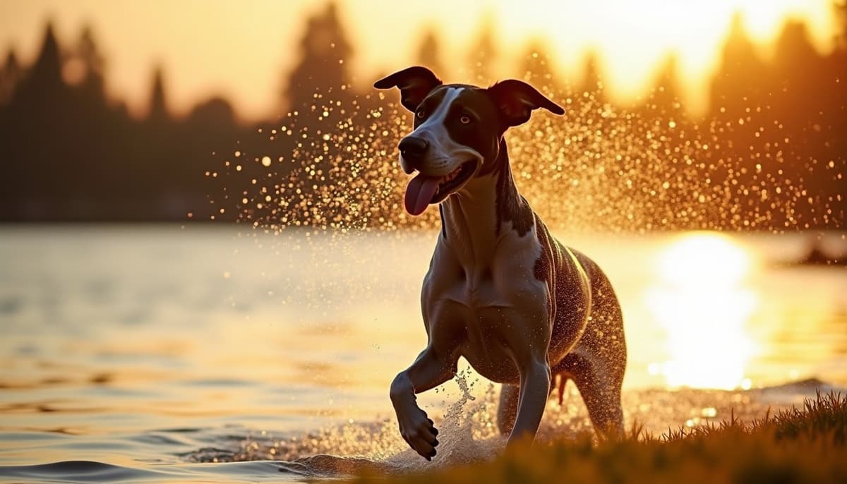 A dog on a walk — Dog Stem Cell Therapy Cost in Everett, WA