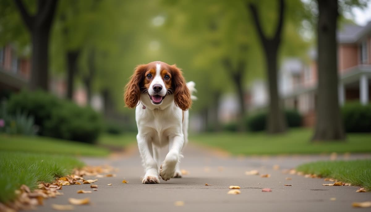 A dog on a walk — Dog Stem Cell Therapy Cost in Fayetteville, AR