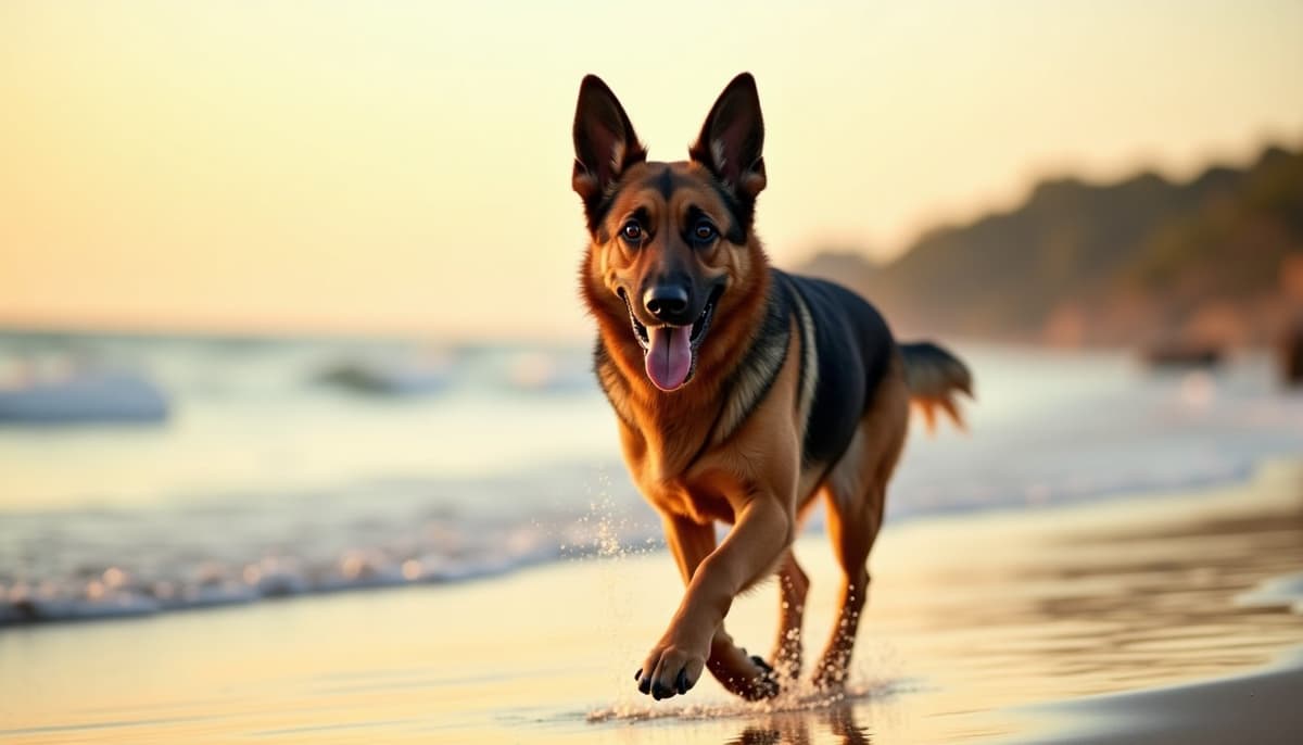 A dog on a walk — Dog Stem Cell Therapy Cost in Fort Wayne, IN