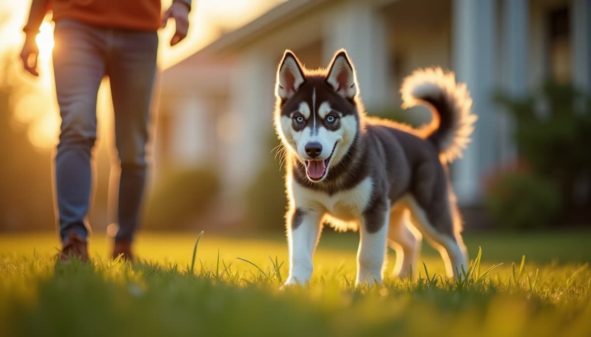 A dog on a walk — Dog Stem Cell Therapy Cost in Green Bay, WI