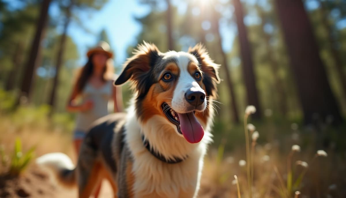 A dog on a walk — Dog Stem Cell Therapy Cost in Huntington Beach, CA 2026
