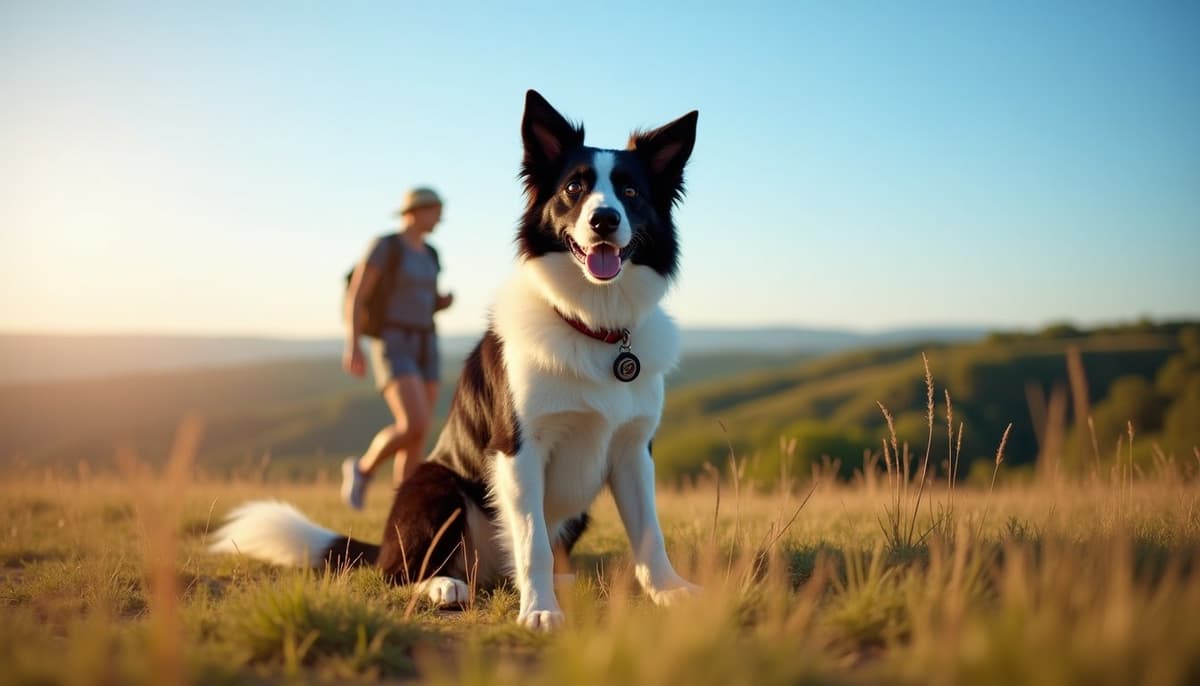 A dog on a walk — Dog Stem Cell Therapy Cost in Independence KS