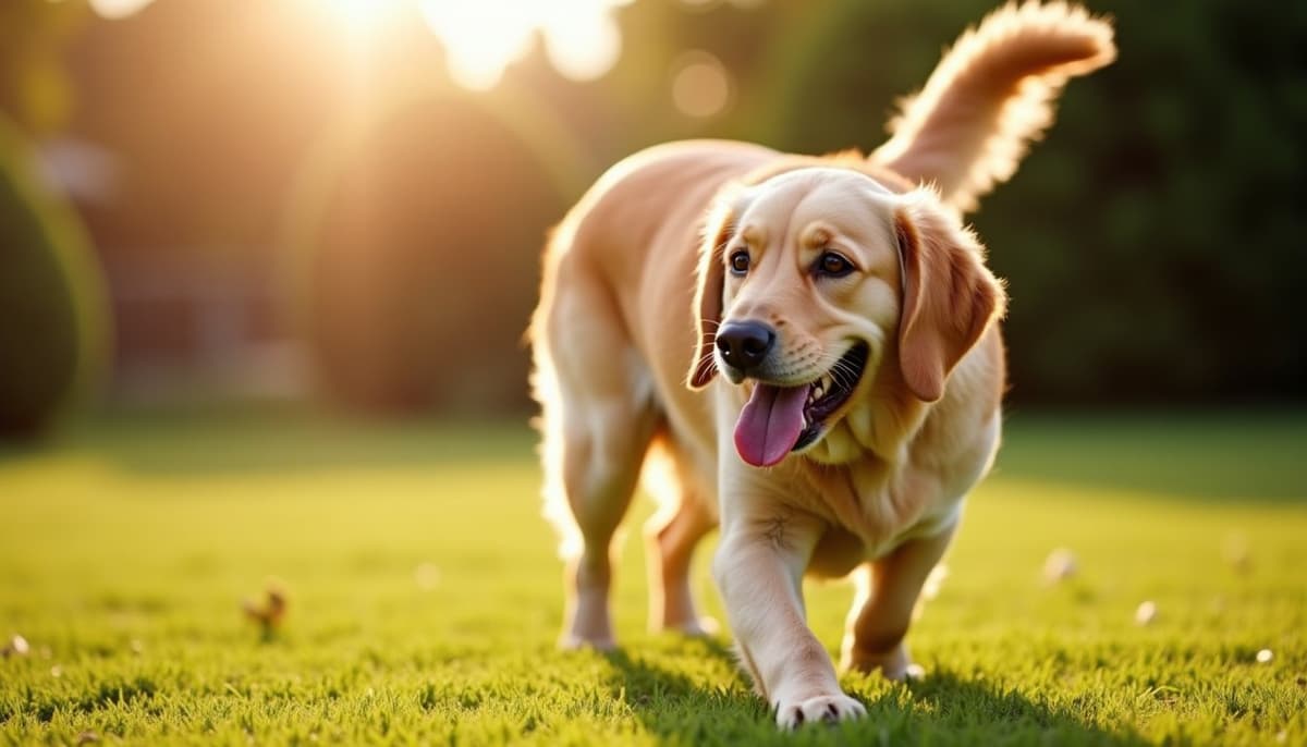 A dog on a walk — Dog Stem Cell Therapy Cost in Inglewood, CA