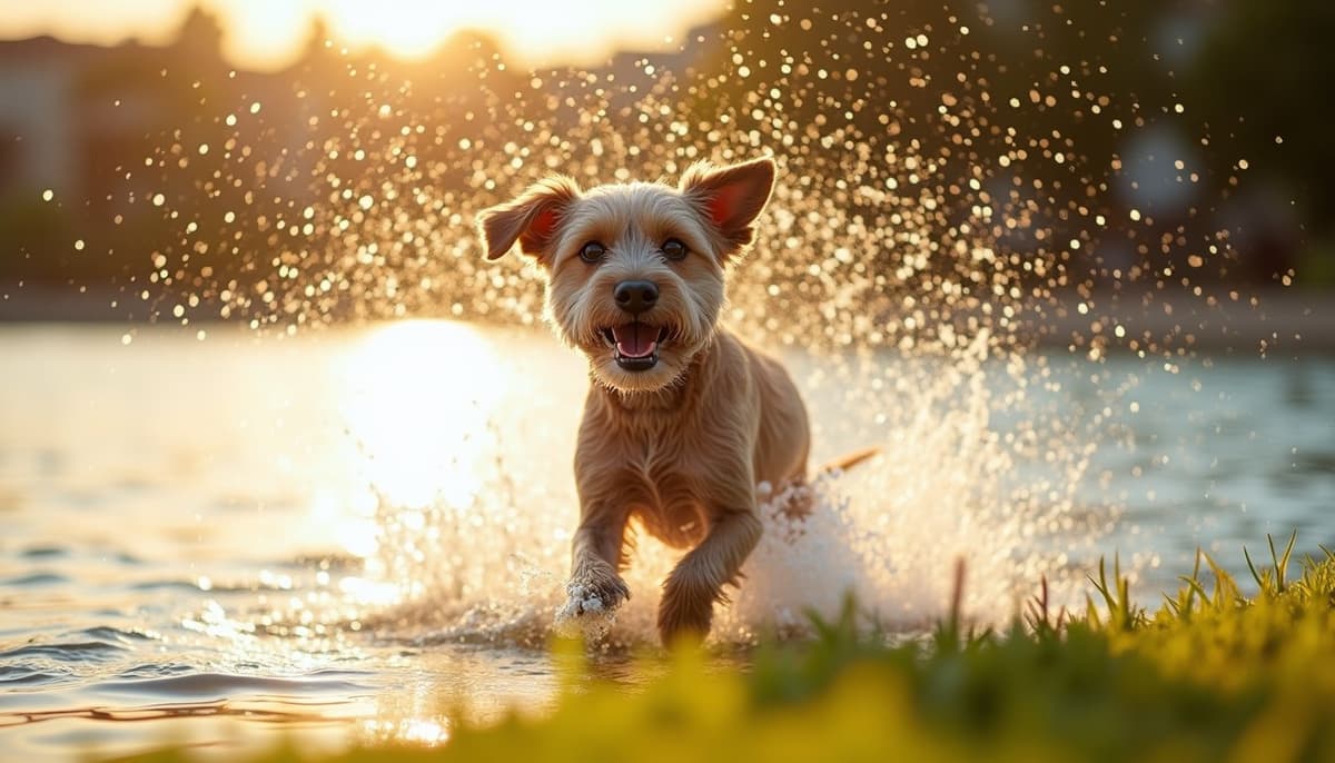 A dog on a walk — Dog Stem Cell Therapy Cost in Irvine, CA