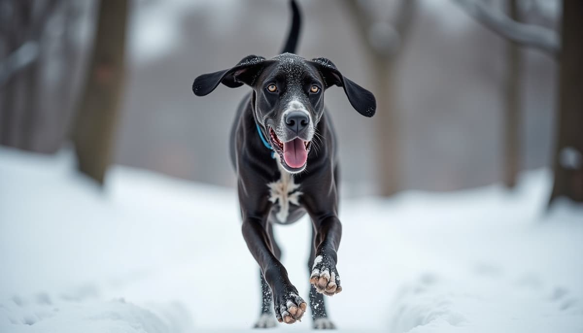 A dog on a walk — Dog Stem Cell Therapy Cost in Irving TX