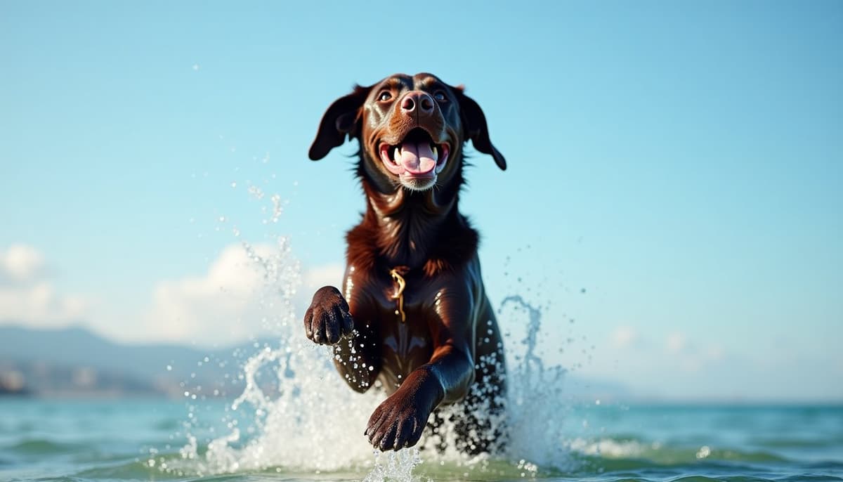 A dog on a walk — Dog Stem Cell Therapy Cost in Jackson, MS