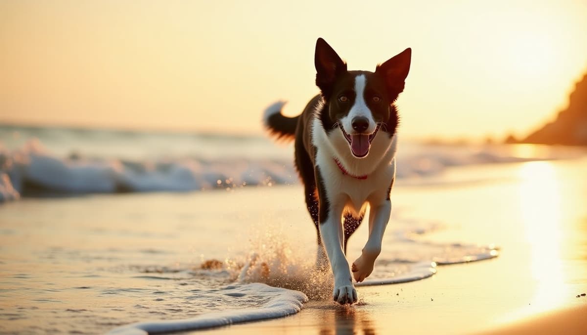 A dog on a walk — Dog Stem Cell Therapy Cost in Laredo TX