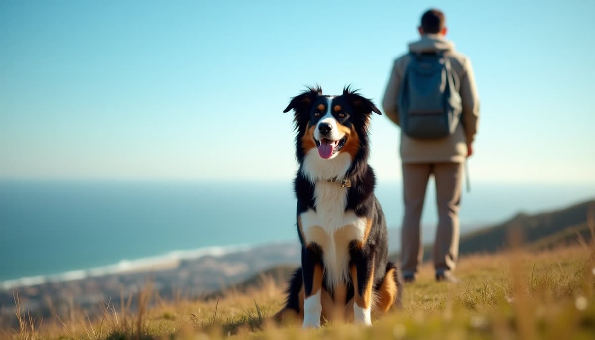 A dog on a walk — Dog Stem Cell Therapy Cost in Long Beach, CA