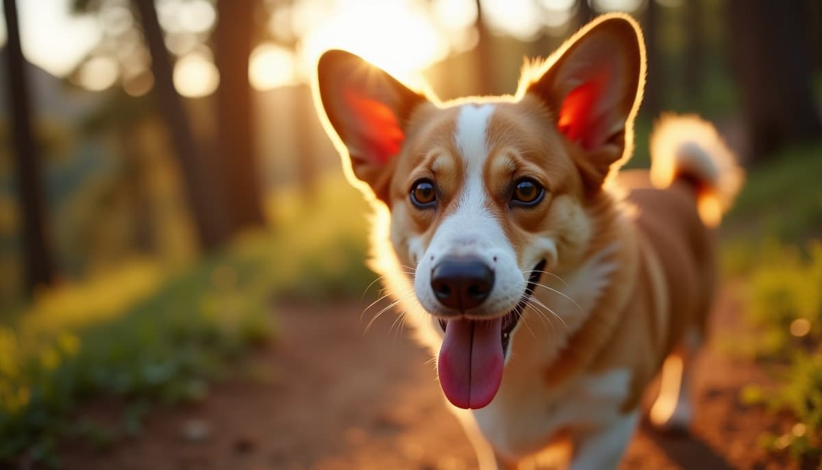 A dog on a walk — Dog Stem Cell Therapy Cost in Los Angeles, CA