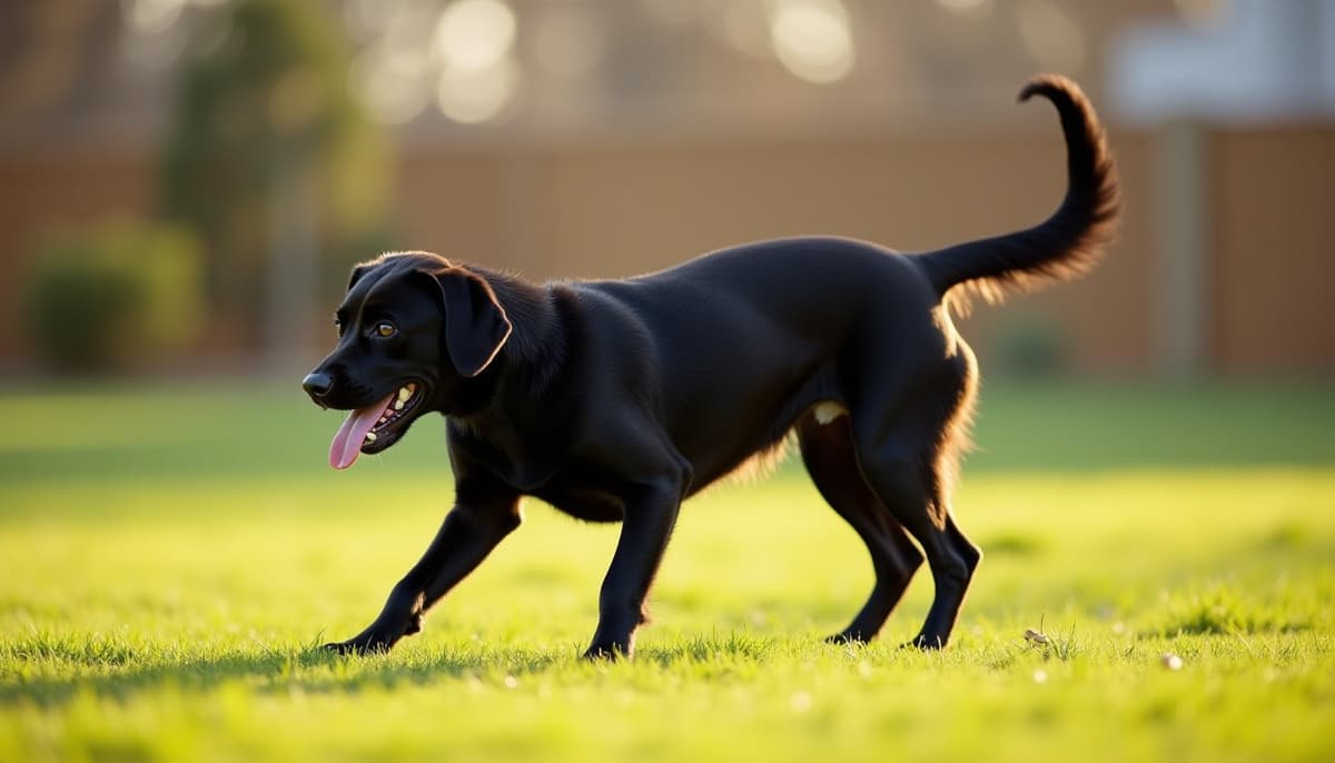 A dog on a walk — Dog Stem Cell Therapy Cost in Lubbock, TX