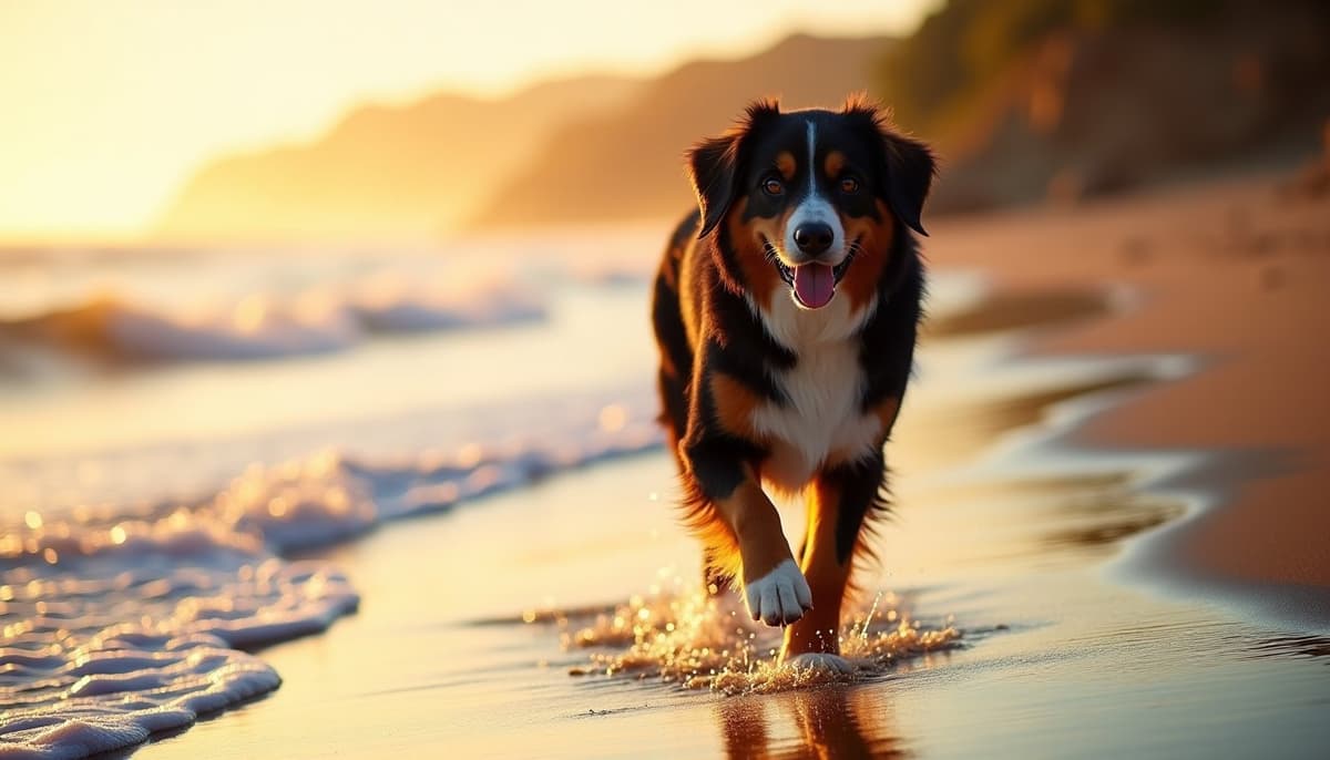 A dog on a walk — Dog Stem Cell Therapy Cost in Madison, WI