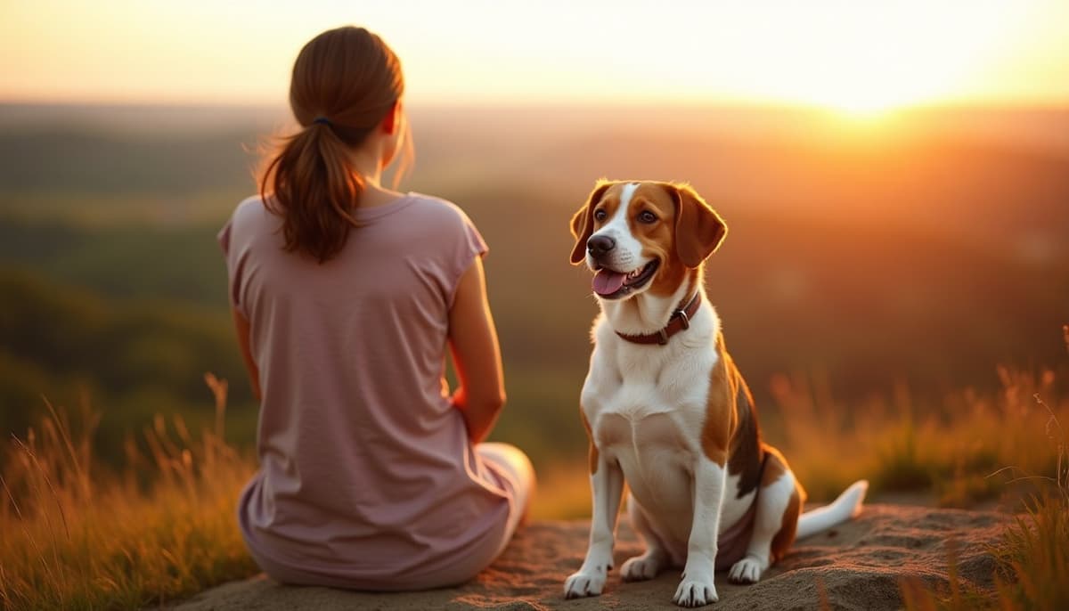 A dog on a walk — Dog Stem Cell Therapy Cost in McKinney TX