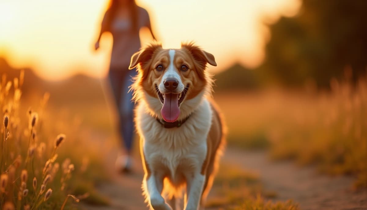 A dog on a walk — Dog Stem Cell Therapy Cost in Memphis TN