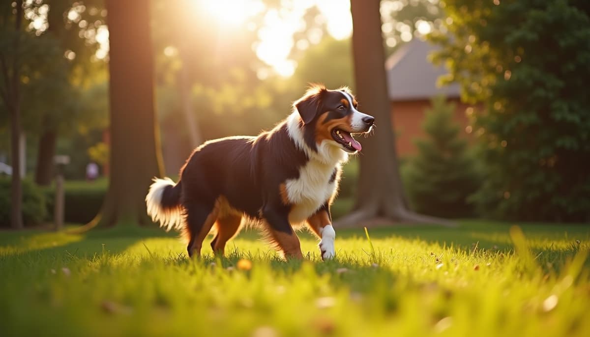 A dog on a walk — Dog Stem Cell Therapy Cost in Newark, NJ