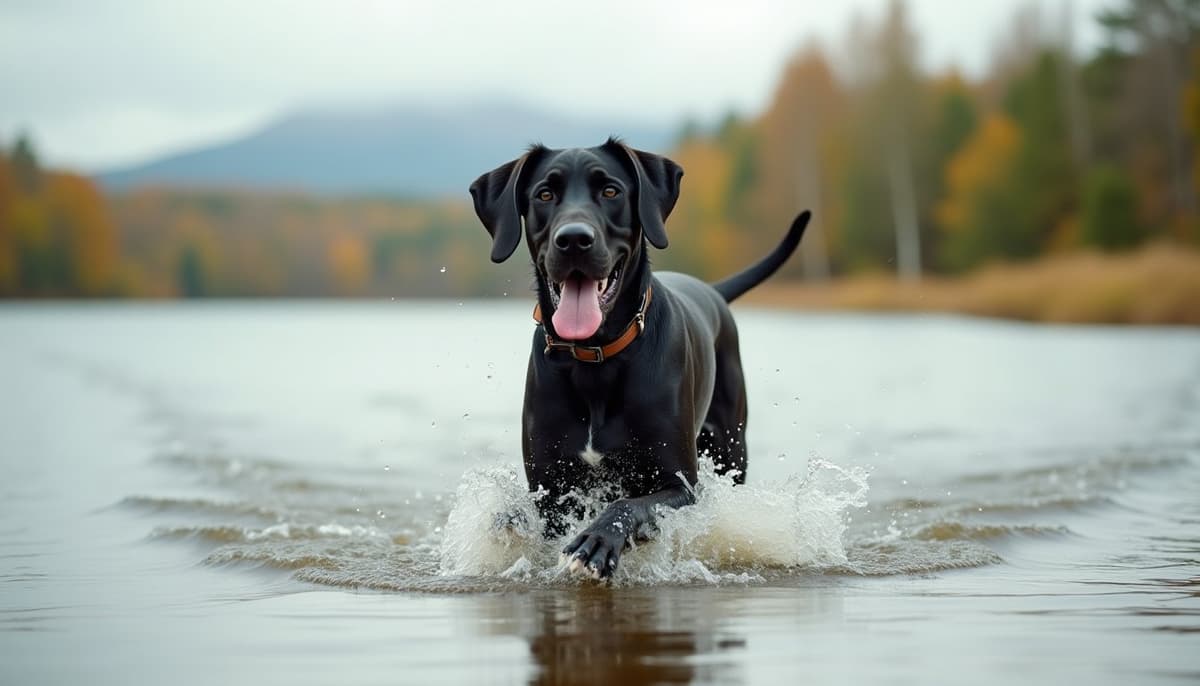 A dog on a walk — Dog Stem Cell Therapy Cost in Norman, OK