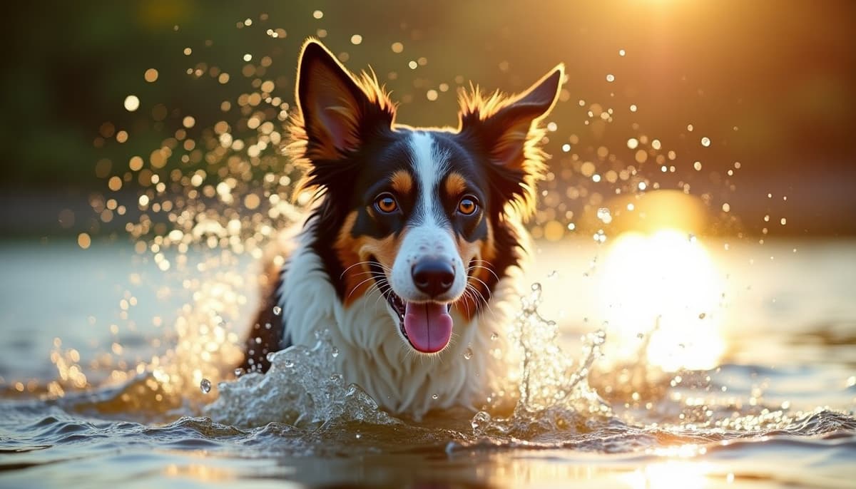 A dog on a walk — Dog Stem Cell Therapy Cost in Olathe, KS