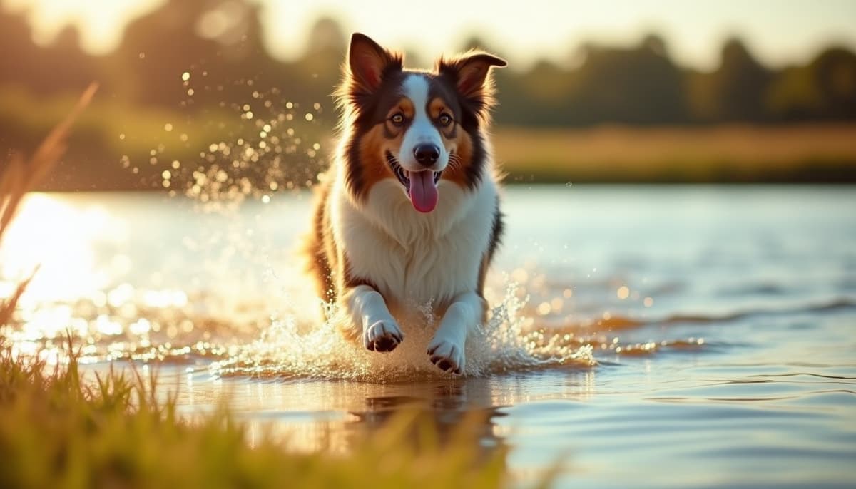 A dog on a walk — Dog Stem Cell Therapy Cost in Omaha, NE