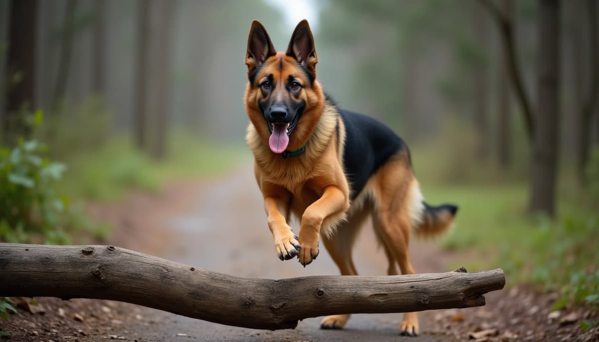 A dog on a walk — Dog Stem Cell Therapy Cost in Palm Bay FL