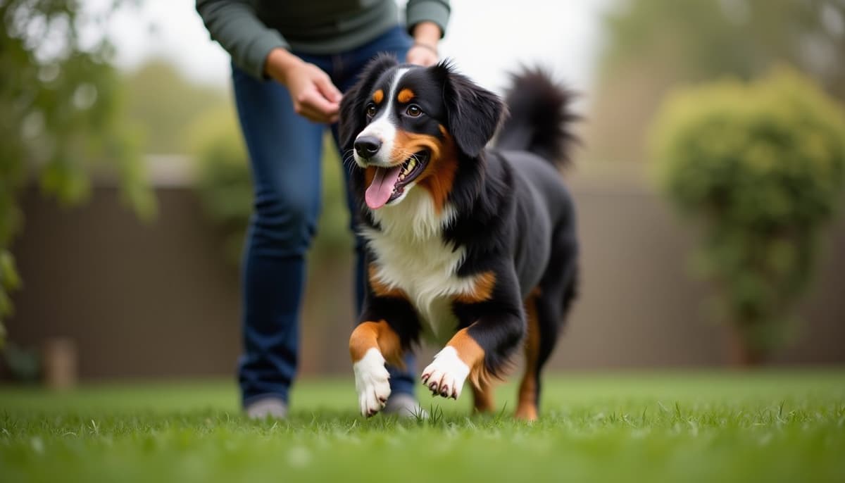 A dog on a walk — Dog Stem Cell Therapy Cost in Phoenix, AZ