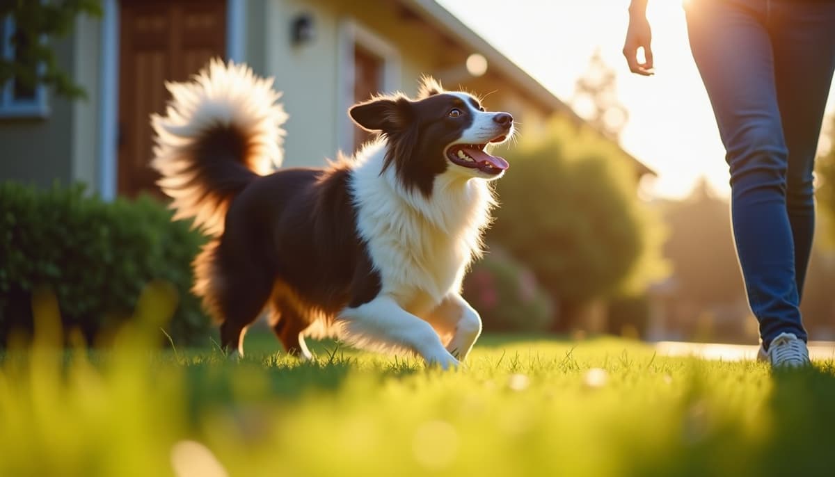 A dog on a walk — Dog Stem Cell Therapy Cost in Pomona, CA