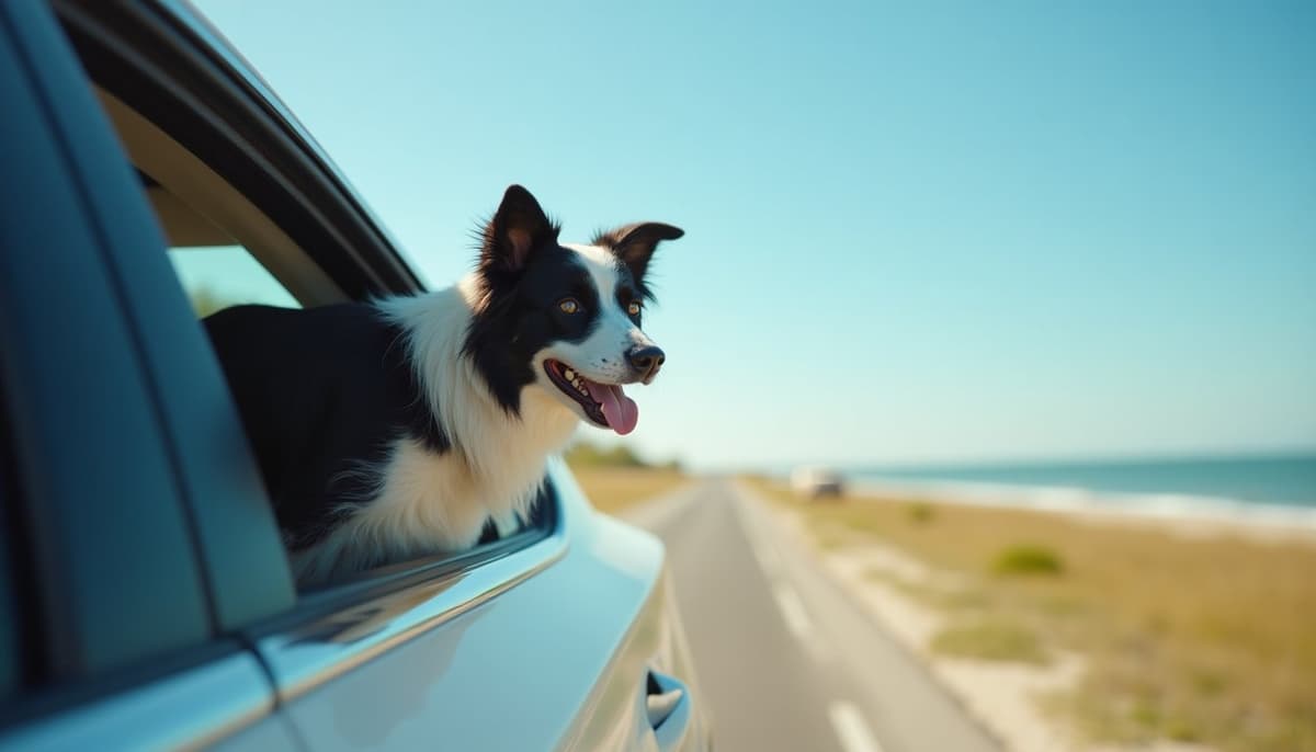 A dog on a walk — Dog Stem Cell Therapy Cost in Pompano Beach FL