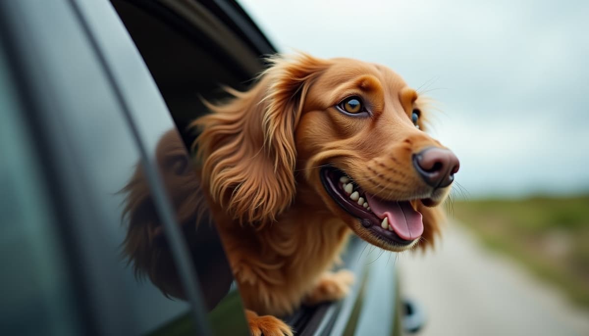 A dog on a walk — Dog Stem Cell Therapy Cost in Port Saint Lucie, FL
