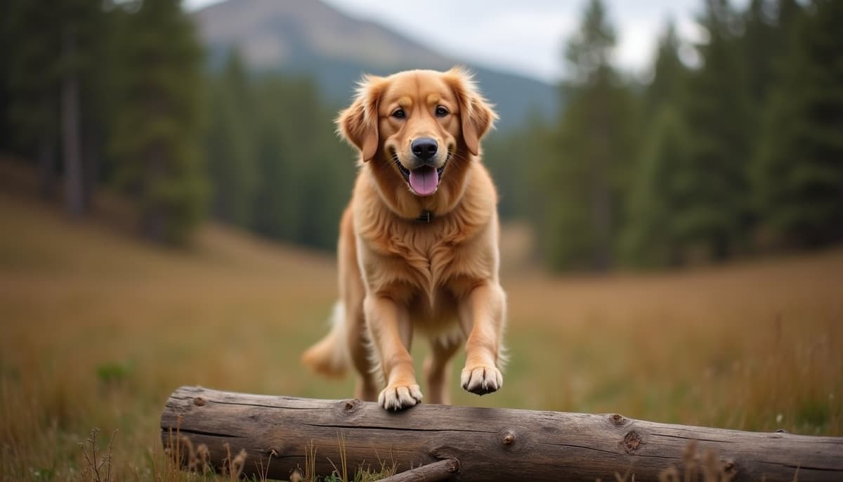 A dog on a walk — Dog Stem Cell Therapy Cost in Pueblo, CO (2026 Guide)