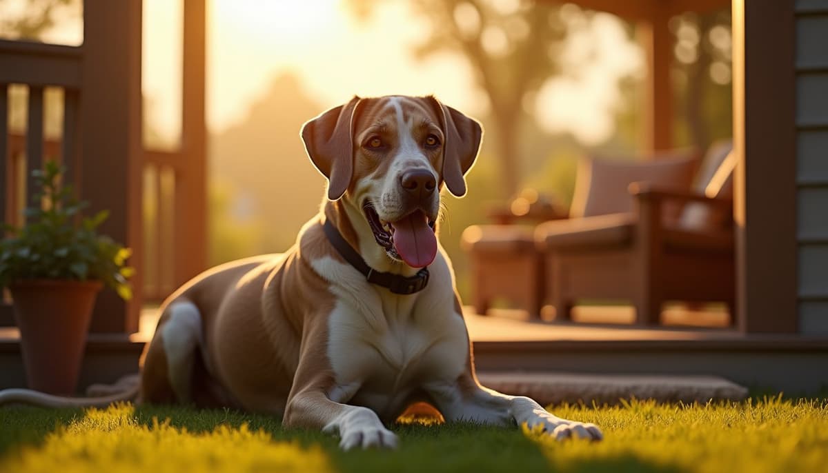 A dog on a walk — Dog Stem Cell Therapy Cost in Richardson, TX