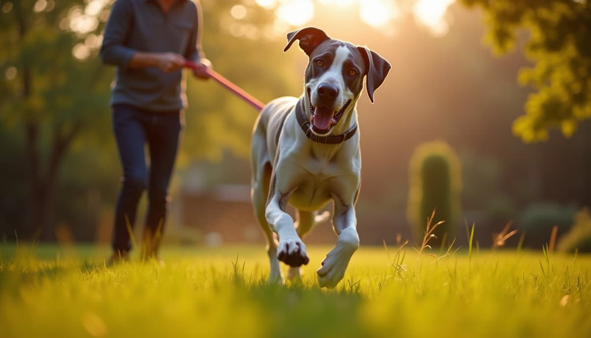 A dog on a walk — Dog Stem Cell Therapy Cost in Rochester NY