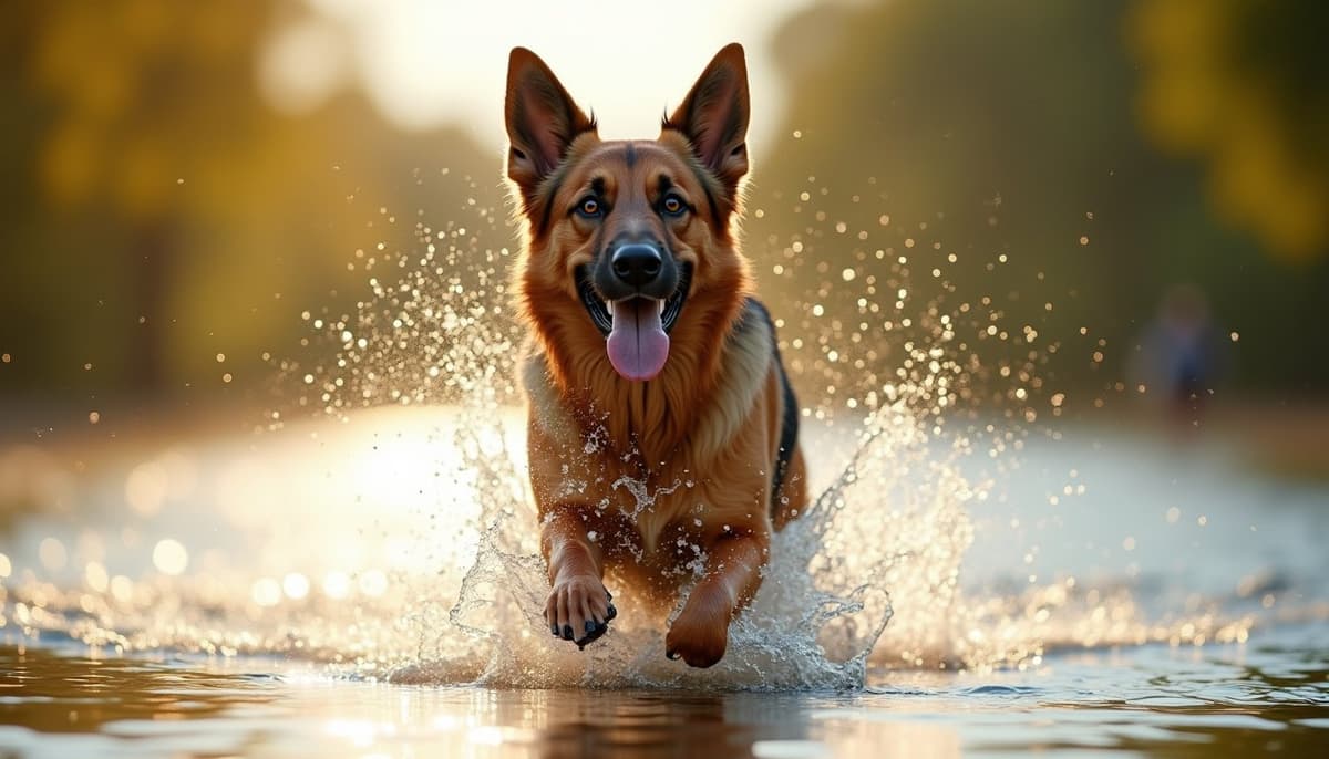 A dog on a walk — Dog Stem Cell Therapy Cost in Saint Petersburg, FL