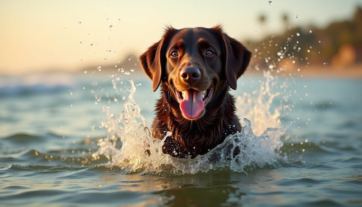 A dog on a walk — Dog Stem Cell Therapy Cost in San Diego, CA
