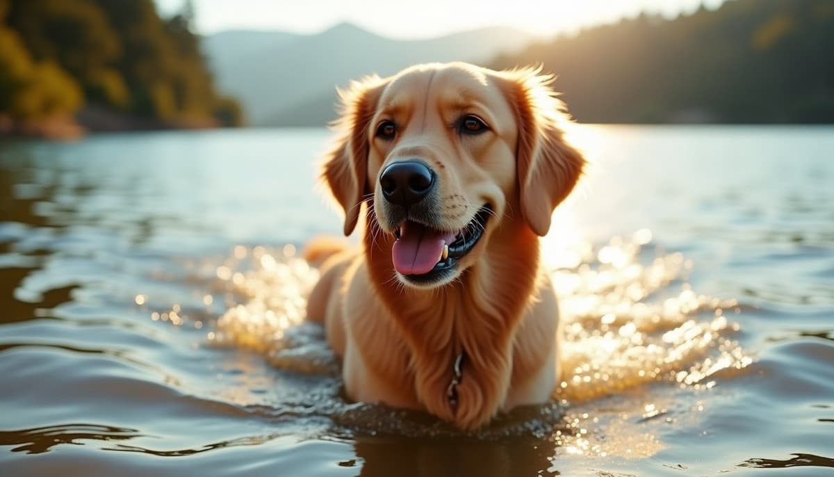 A dog on a walk — Dog Stem Cell Therapy Cost in San Francisco, CA