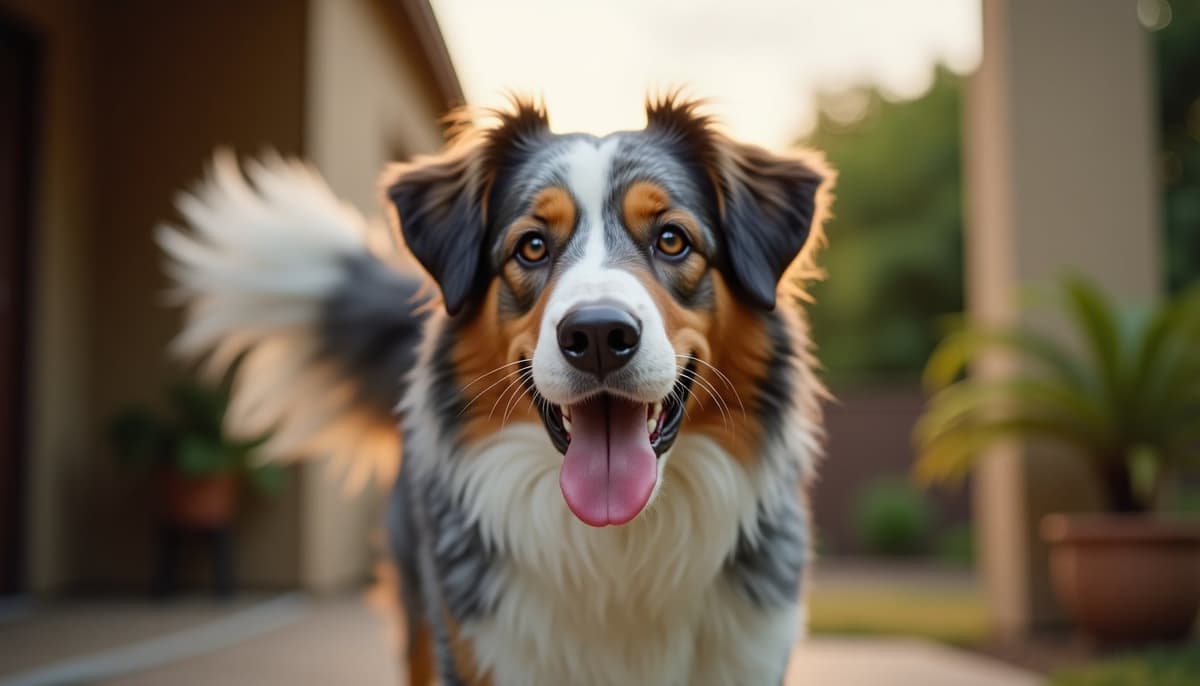 A dog on a walk — Dog Stem Cell Therapy Cost in Santa Clarita, CA