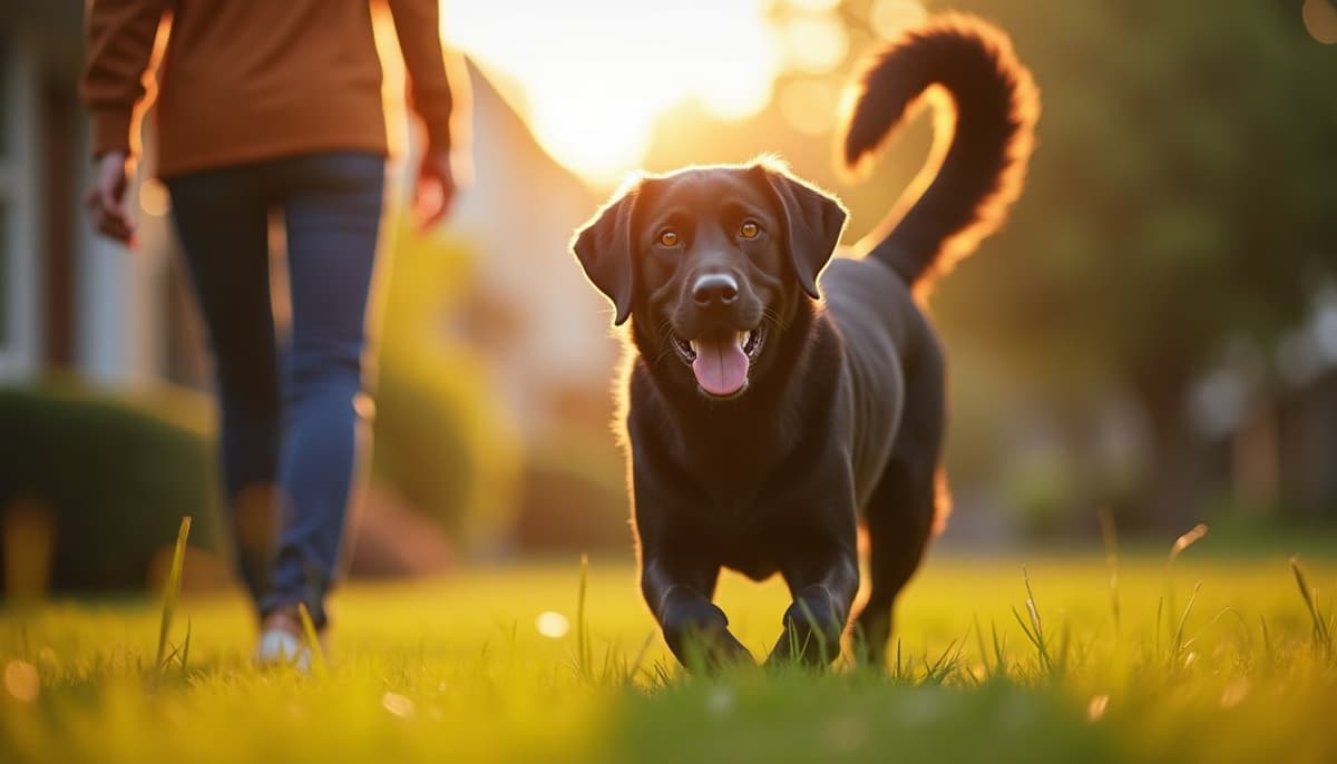 A dog on a walk — Dog Stem Cell Therapy Cost in Seattle, WA (2026 Guide)