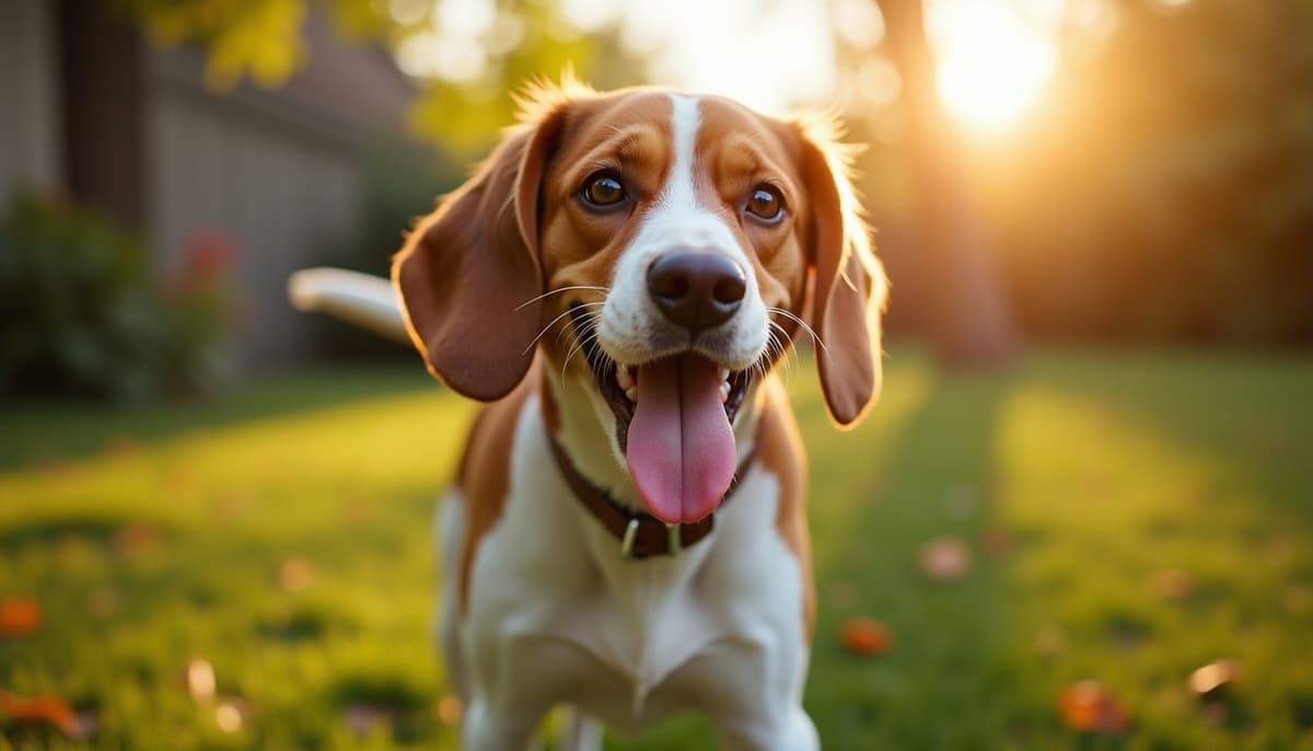 A dog on a walk — Dog Stem Cell Therapy Cost in Sioux Falls SD